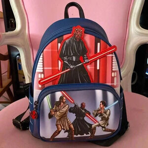 Star Wars episode one loungefly glow in the dark backpack, new with tags.